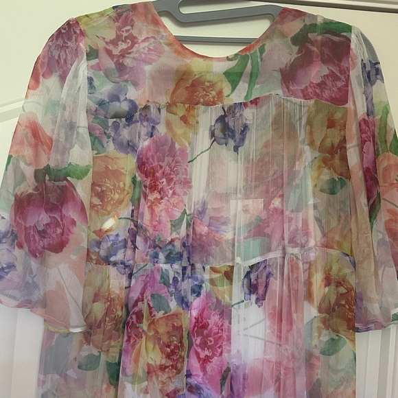 Johnny Was Vibrant Floral Maxi Dress - Picture 2 of 12